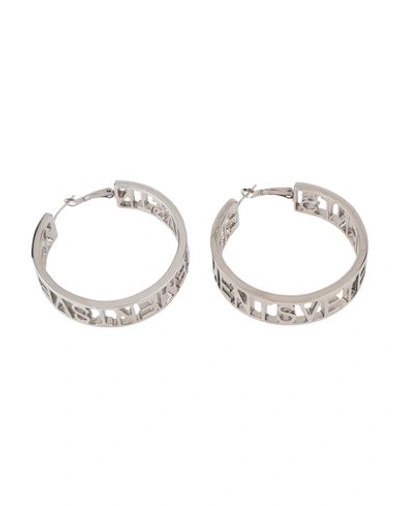 Shop Vetements Woman Earrings Silver Size - Metal