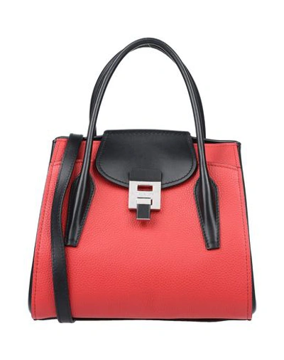 Shop Michael Kors Handbag In Red