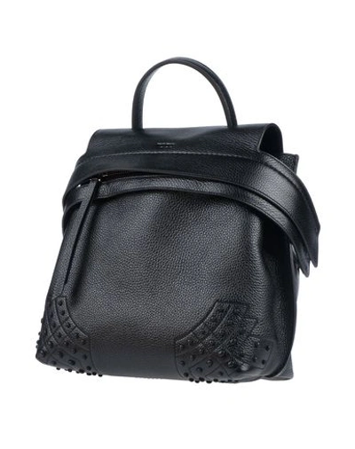 Shop Tod's Backpack & Fanny Pack In Black
