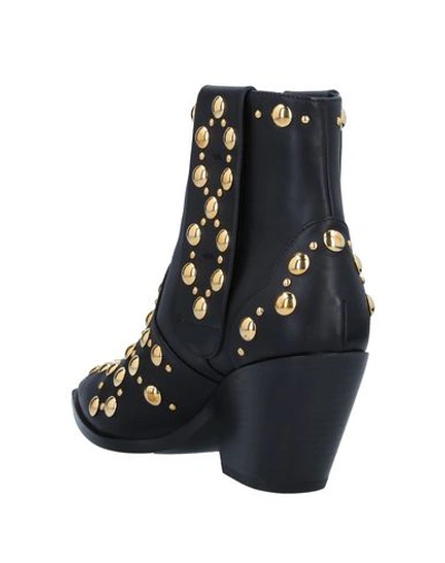 Shop Casadei Woman Ankle Boots Black Size 5.5 Calfskin