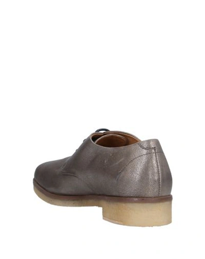 Shop Alberto Guardiani Laced Shoes In Dove Grey