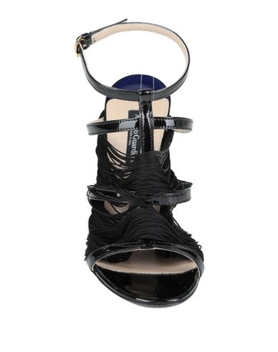 Shop Alberto Guardiani Sandals In Black