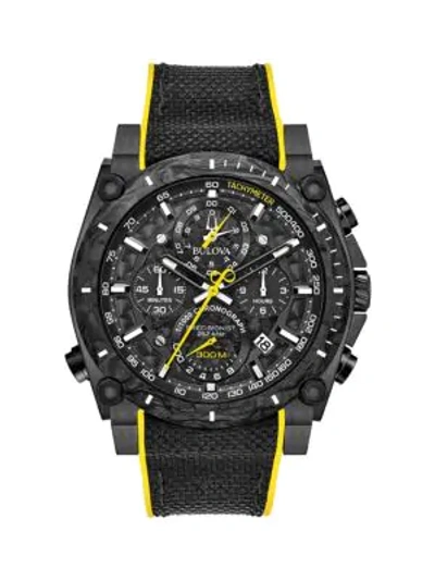 Shop Bulova Men's Precisionist Chronograph Black Ip Stainless Steel Watch