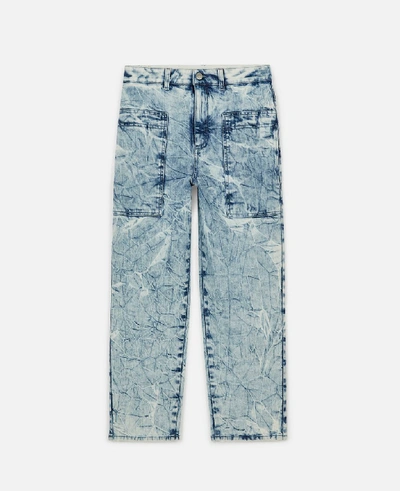 Shop Stella Mccartney Blue Light Blue Jeans