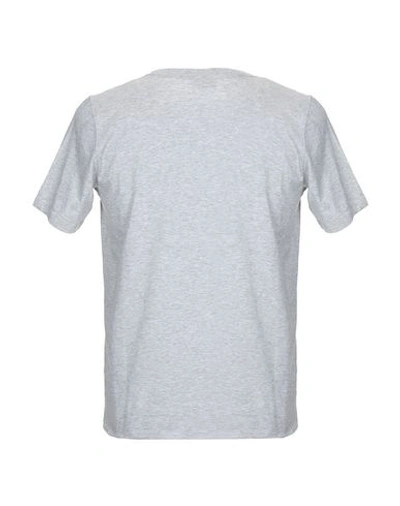 Shop Saint Laurent Man T-shirt Grey Size L Cotton