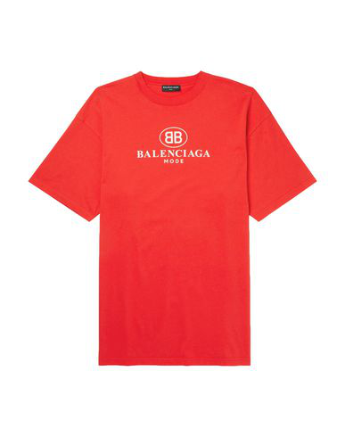 balenciaga mode t shirt red