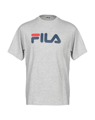Shop Fila T-shirt In Grey