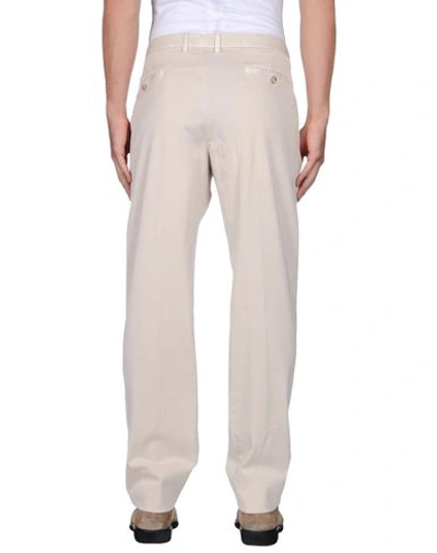 Shop Les Copains Casual Pants In Ivory