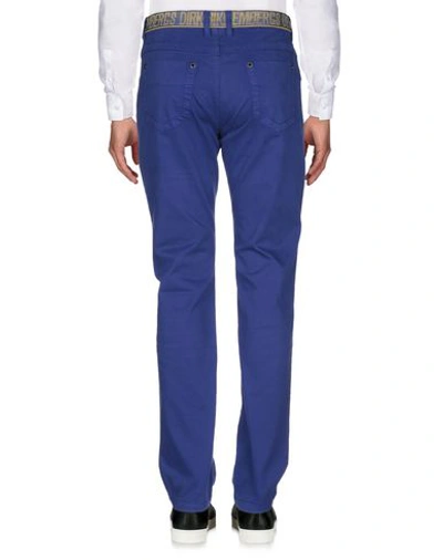 Shop Dirk Bikkembergs Casual Pants In Dark Purple