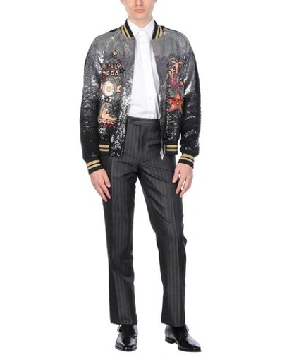 Shop Valentino Bomber In Lead