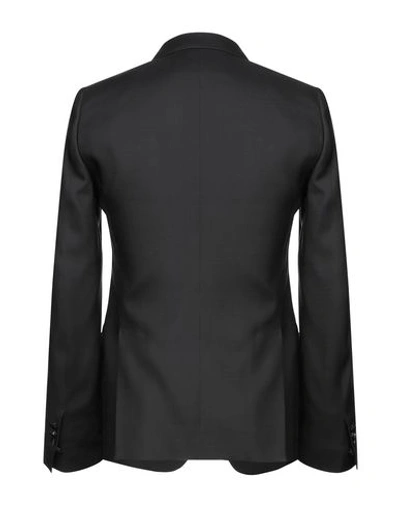 Shop Dsquared2 Man Suit Jacket Black Size 40 Virgin Wool, Silk