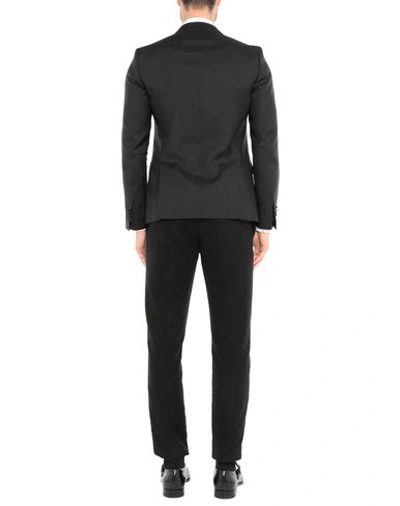 Shop Dsquared2 Man Suit Jacket Black Size 40 Virgin Wool, Silk