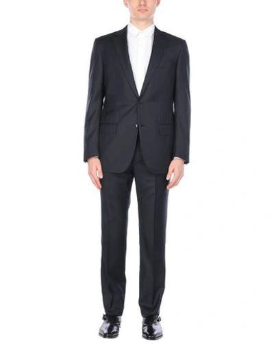 Shop Ermenegildo Zegna Zegna Man Suit Midnight Blue Size 38 Wool