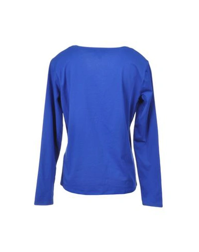 Shop Armani Jeans T-shirt In Bright Blue