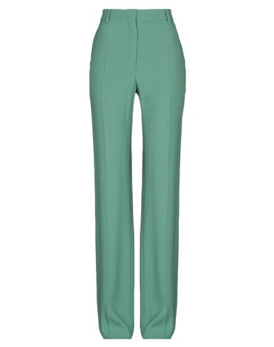 Shop Valentino Woman Pants Green Size 2 Viscose, Elastane