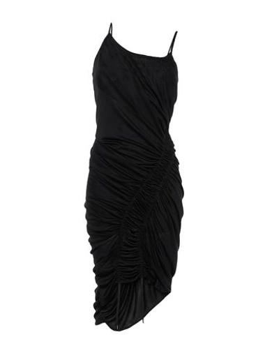 Shop Atlein Knee-length Dress In Black