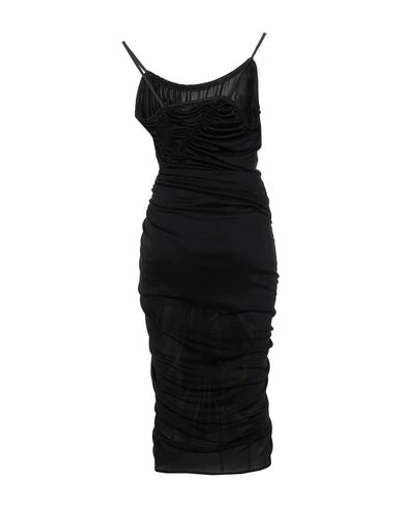 Shop Atlein Knee-length Dress In Black