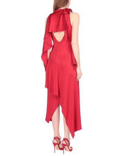Shop Antonio Berardi Midi Dresses In Red