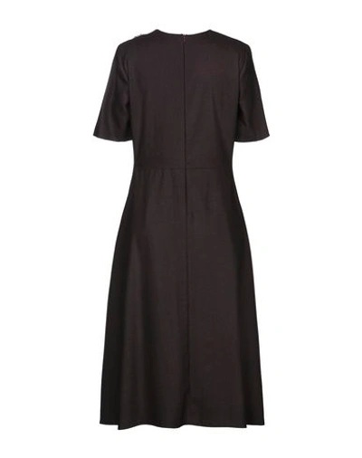 Shop Alessandro Dell'acqua Midi Dress In Black