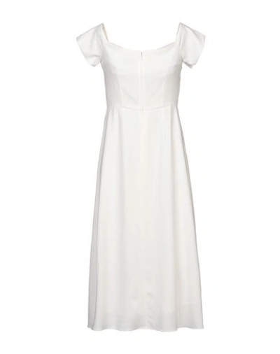 Shop Tanya Taylor Knee-length Dress In White