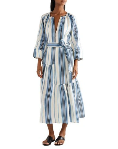 Shop Apiece Apart Midi Dress In Sky Blue