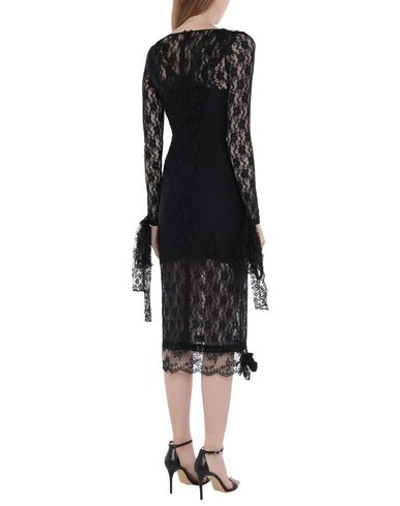 Shop Christopher Kane Midi Dresses In Black