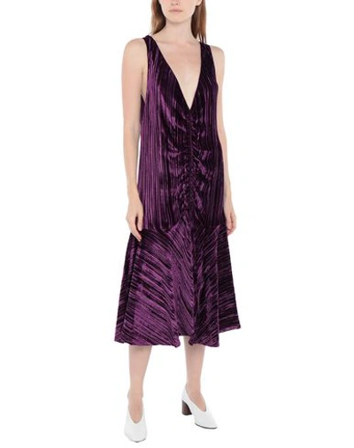 Shop Kenzo Midi Dresses In Purple