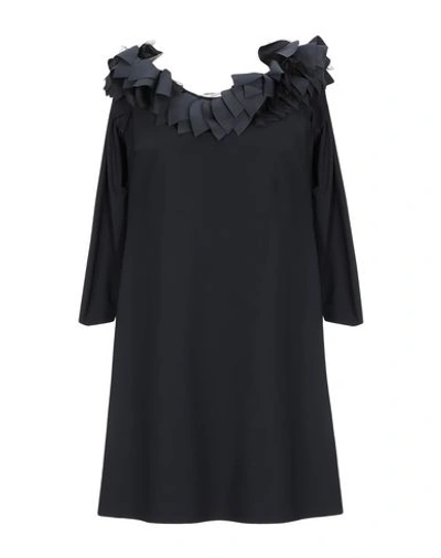 Shop Chiara Boni Short Dresses In Black