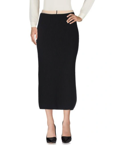 Shop Calvin Klein 205w39nyc Midi Skirts In Black