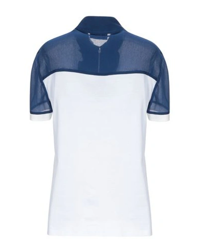 Shop Prada Polo Shirts In White