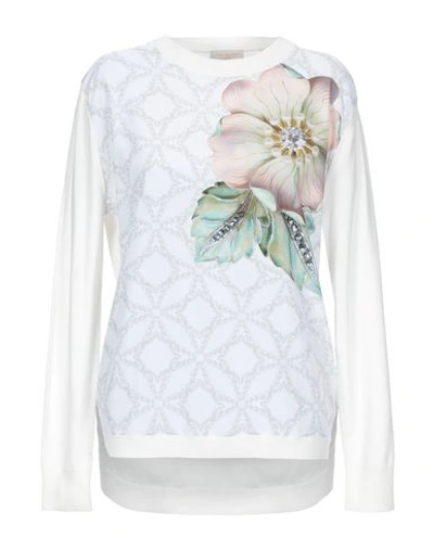 Shop Ted Baker Sweater In White