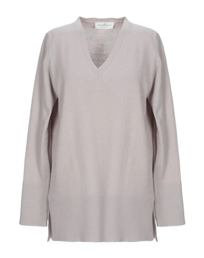 Shop Della Ciana Cashmere Blend In Grey