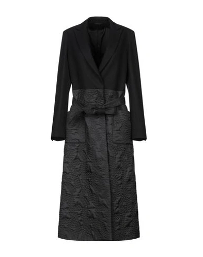 Shop Alessandro Dell'acqua Coat In Black