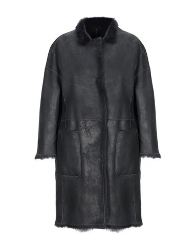 Shop Delan Coats In Steel Grey