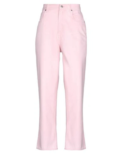 Shop Golden Goose Woman Jeans Pink Size 27 Cotton