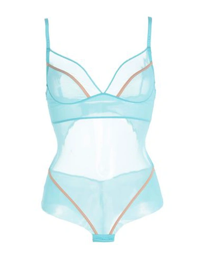 Shop Christies Bodysuit In Sky Blue