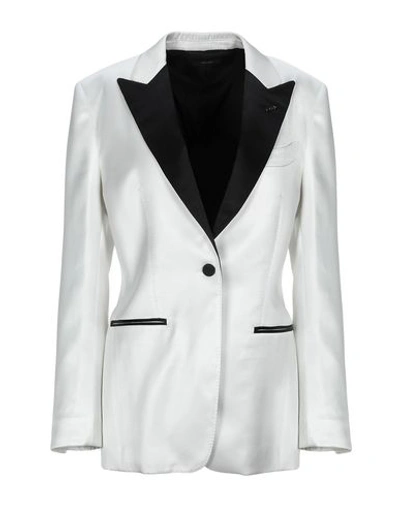 Shop Tom Ford Suit Jackets In White