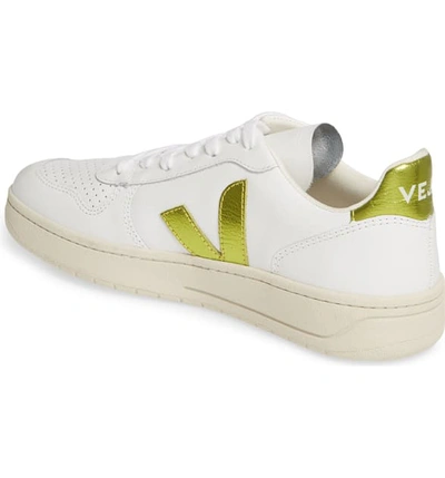 Shop Veja V-10 Sneaker In Extra White/ Pagi