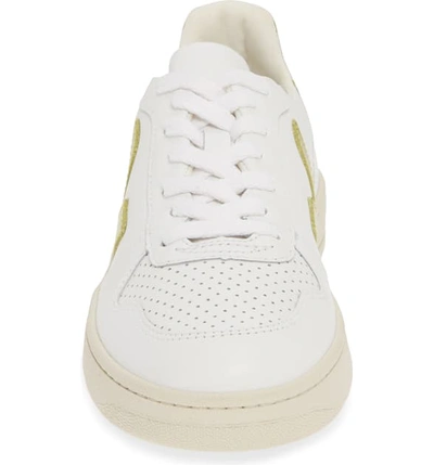 Shop Veja V-10 Sneaker In Extra White/ Pagi