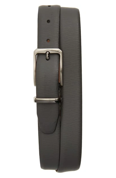 Shop Ted Baker Olivio Leather Belt In Grey