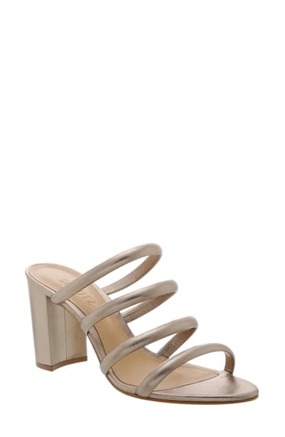 Shop Schutz Felisa Block Heel Sandal In Luna Leather