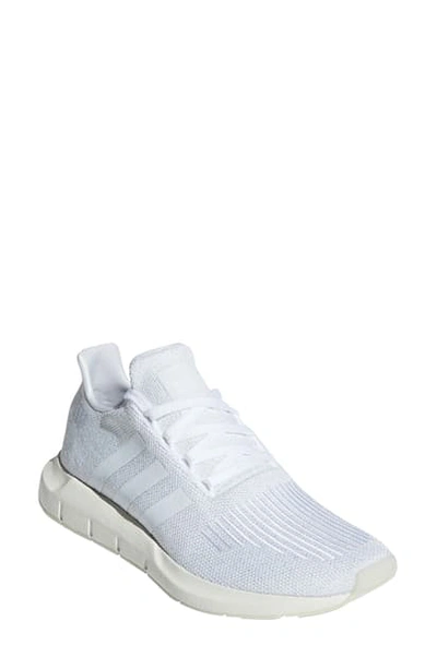 Shop Adidas Originals Swift Run Sneaker In White/ White/ Off White