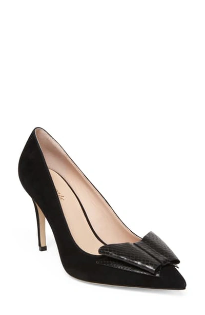 Shop Kate Spade Vanna Bow Pump In Black