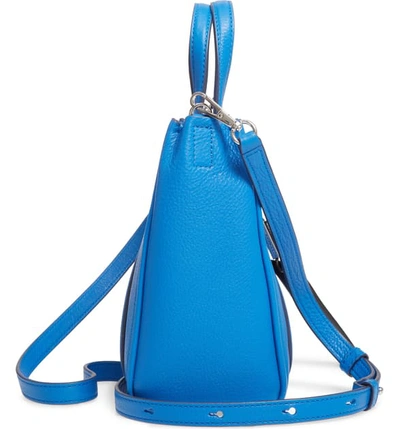 Shop Marc Jacobs The Tag 21 Leather Tote In Evening Blue