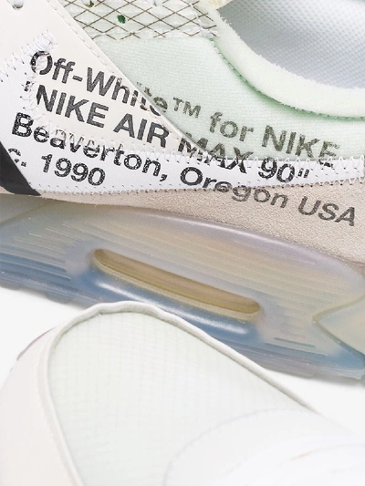 Shop Nike X Off-white White Air Max 90 Sneakers