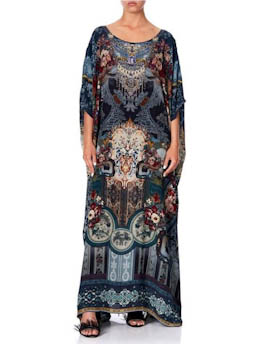 camilla round neck kaftan sale