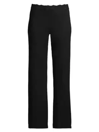 Shop Natori Rose Parfait Essentials Lounge Pants In Black