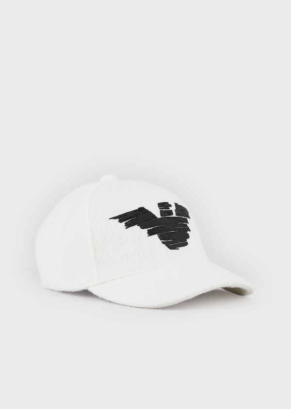 white armani hat