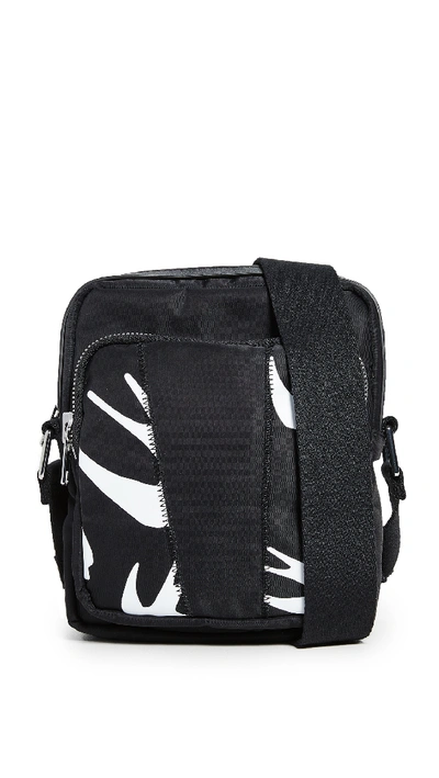 Shop Mcq By Alexander Mcqueen Hyper Swallow Crossbody Bag In Black/white