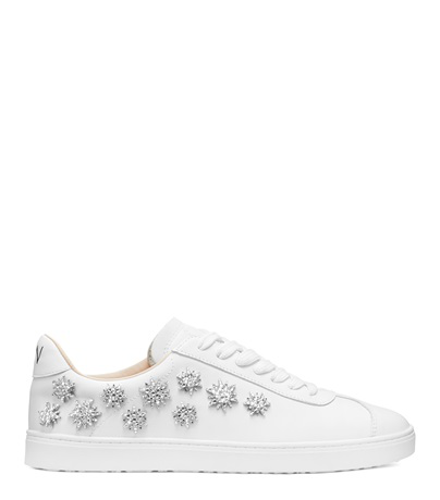 stuart weitzman white sneakers